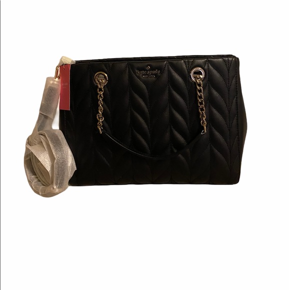 KATE SPADE♠️BRIAR LANE MEENA LEATHER SATCHEL - Picture 4 of 6